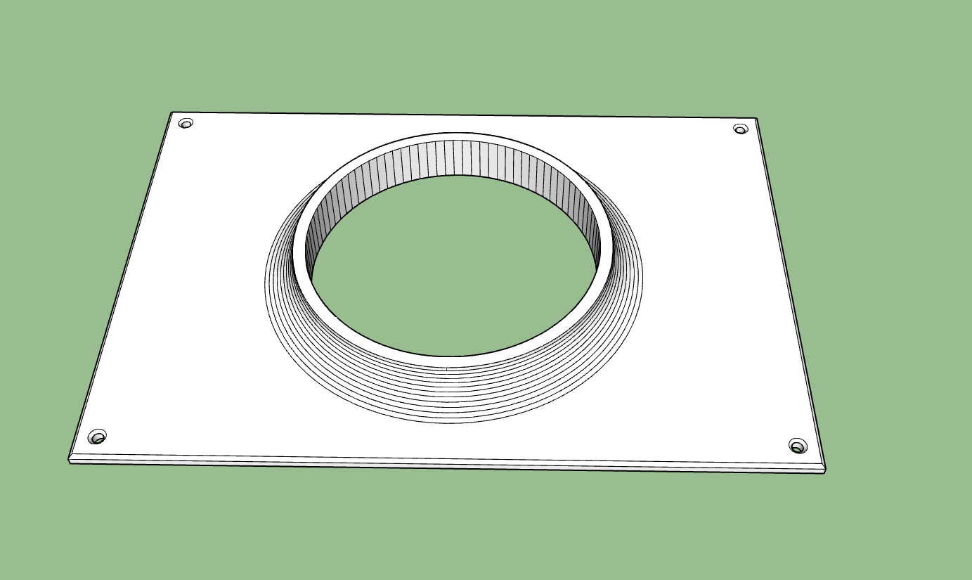 Wall Vent for 4" hose