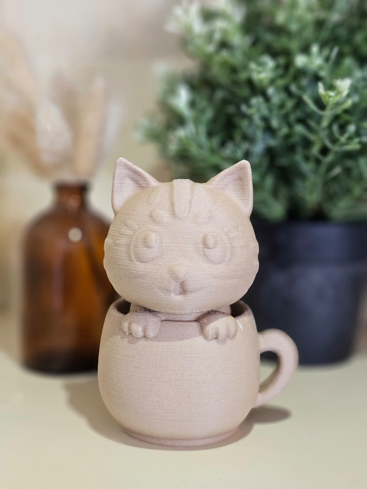 Cat in a cup