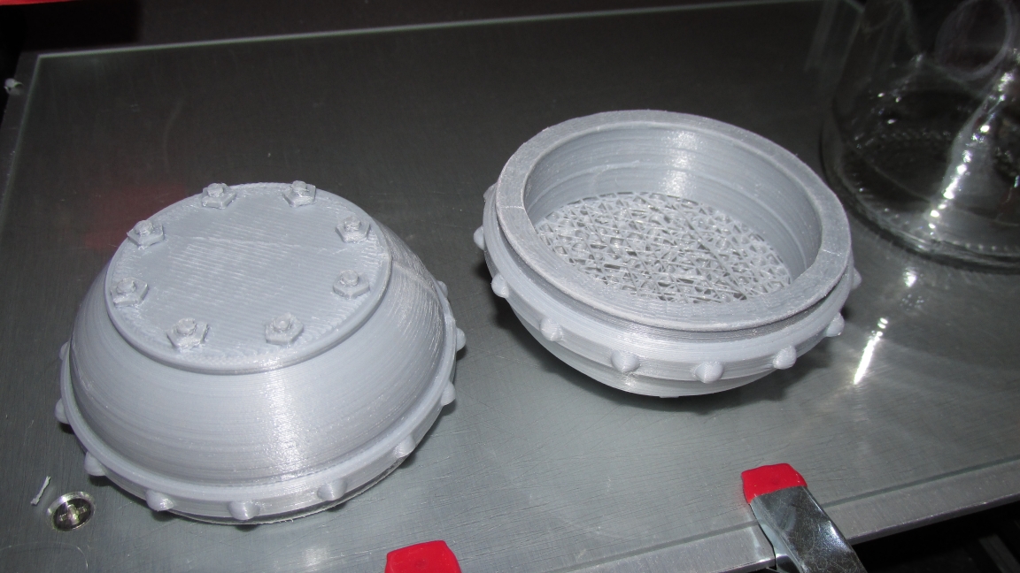 Terrain - Industrial Tank - Remix as sci-fi water bottle top