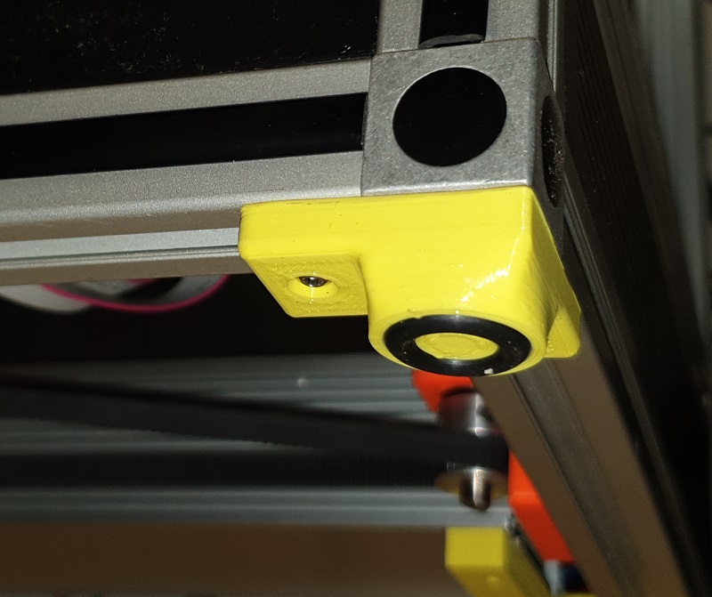 damped foot for 2020extrusion