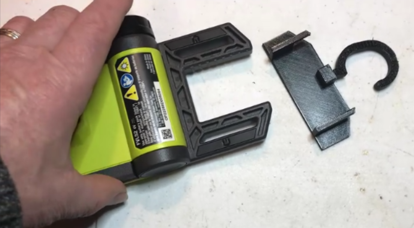 RYOBI USB LED Flip light Swivel Hanger