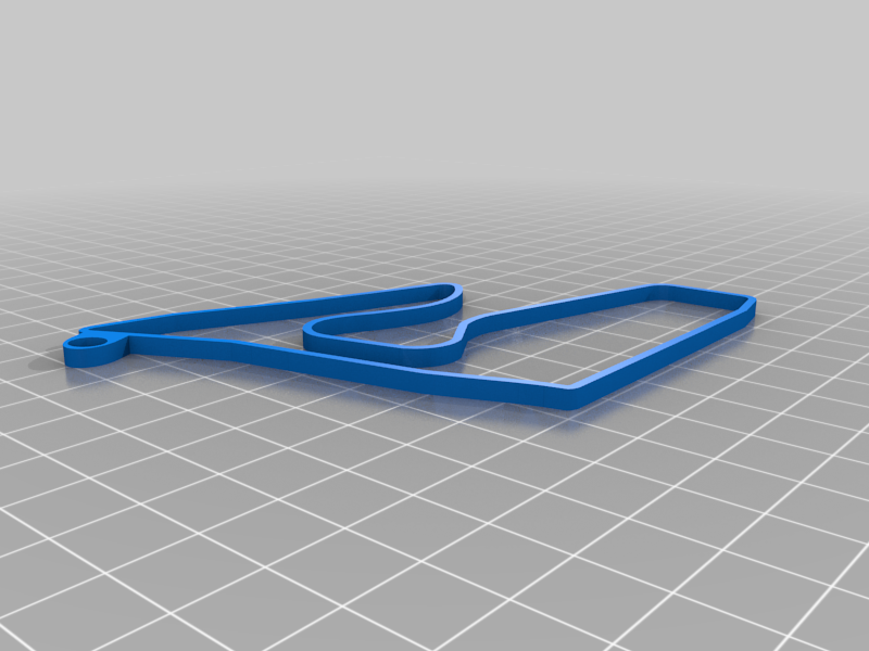 Red Bull Ring keychain track
