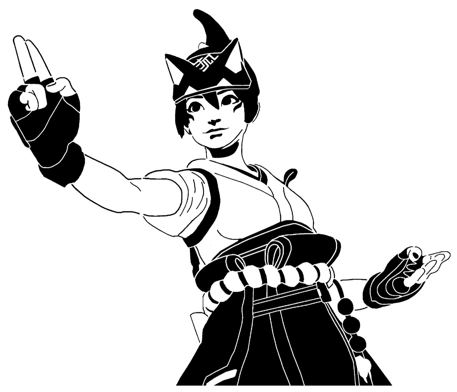 Kiriko stencil 1