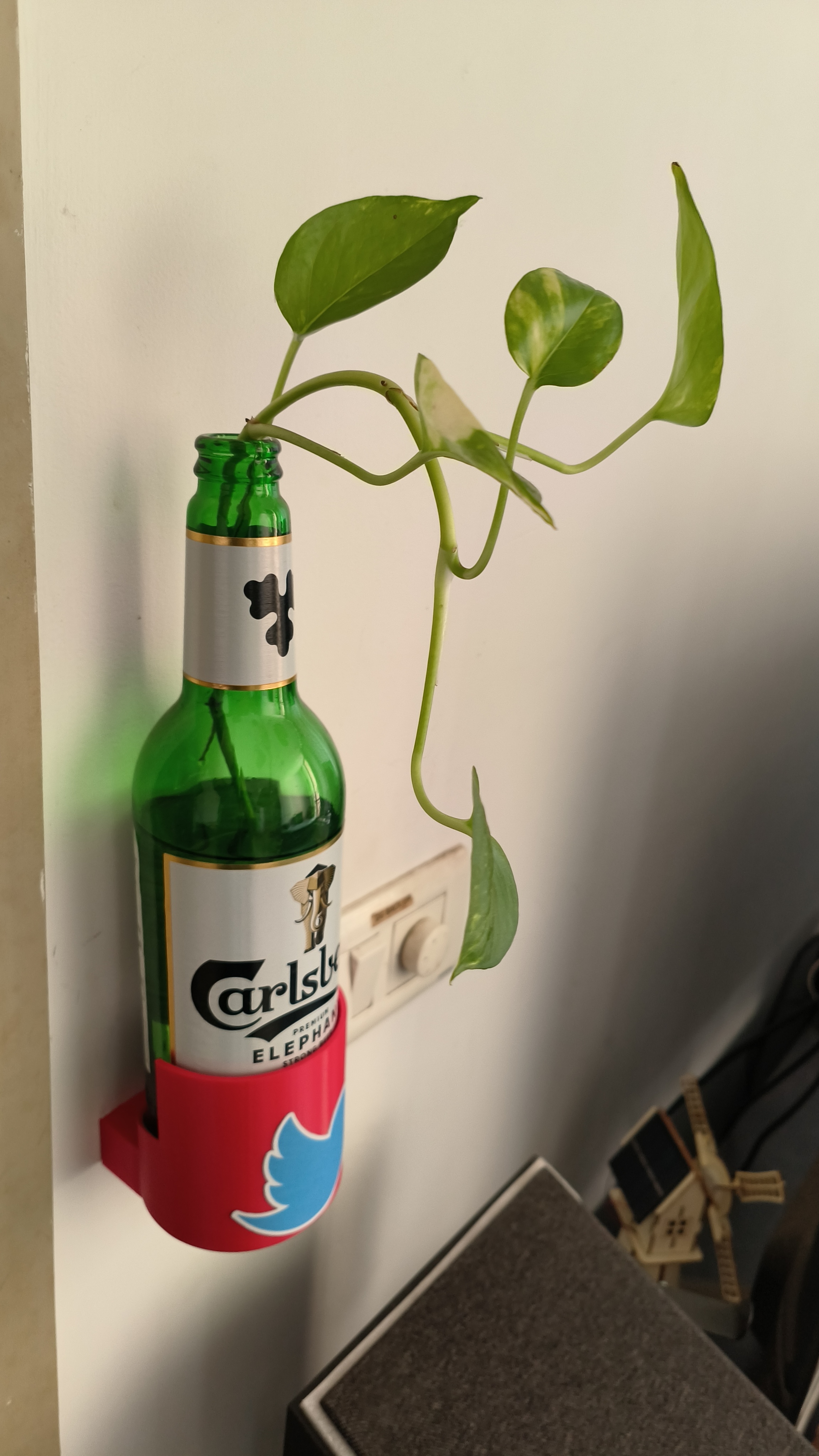 Beer Bottle Plant Holder