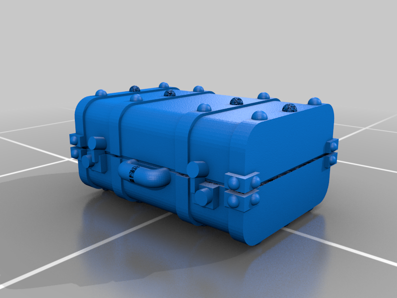 Clutter (Barrel, milk churn, trunks, brazier and crate)