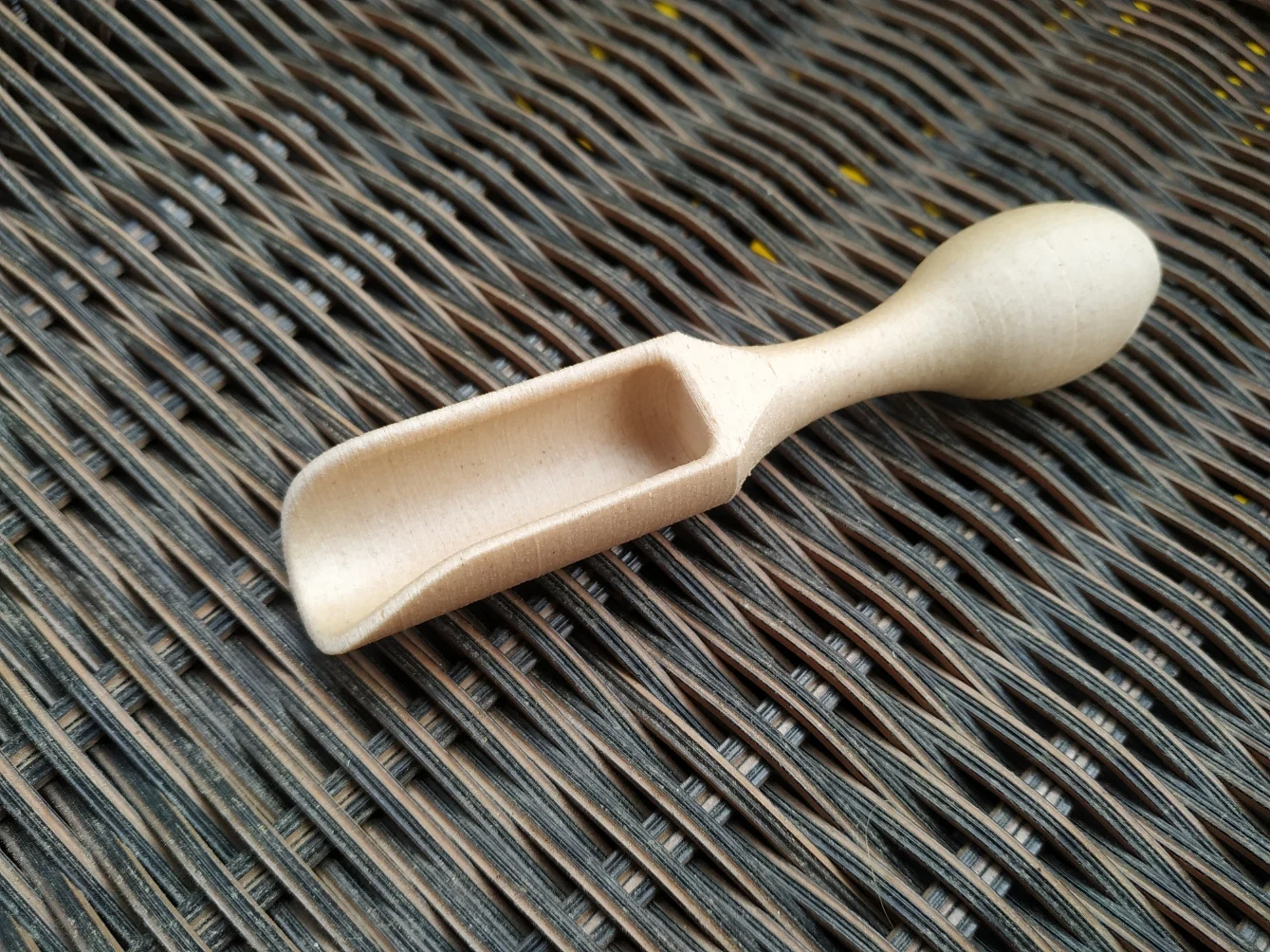 Wooden spoon for salt