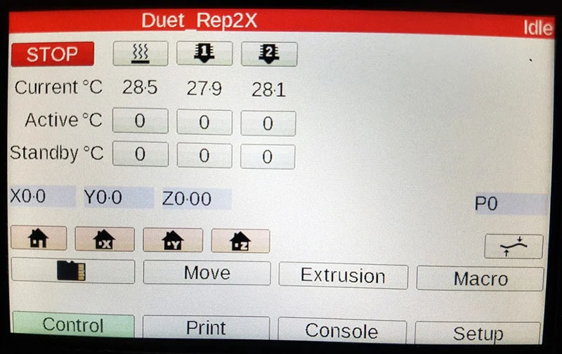 Replicator 2/2X DuetWifi Configuration