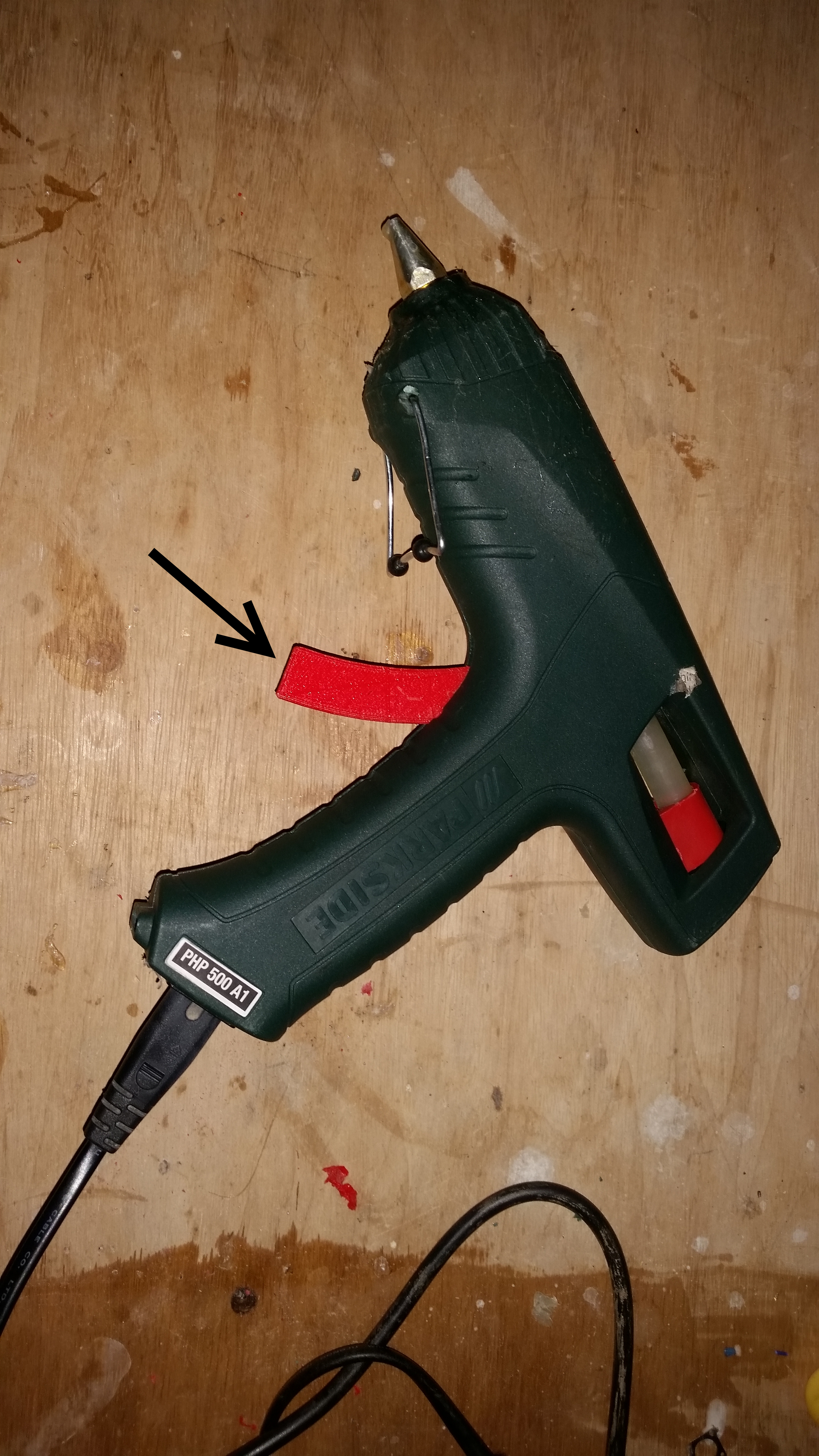 Hotglue Trigger - parkside php 500 a1 - Lidl