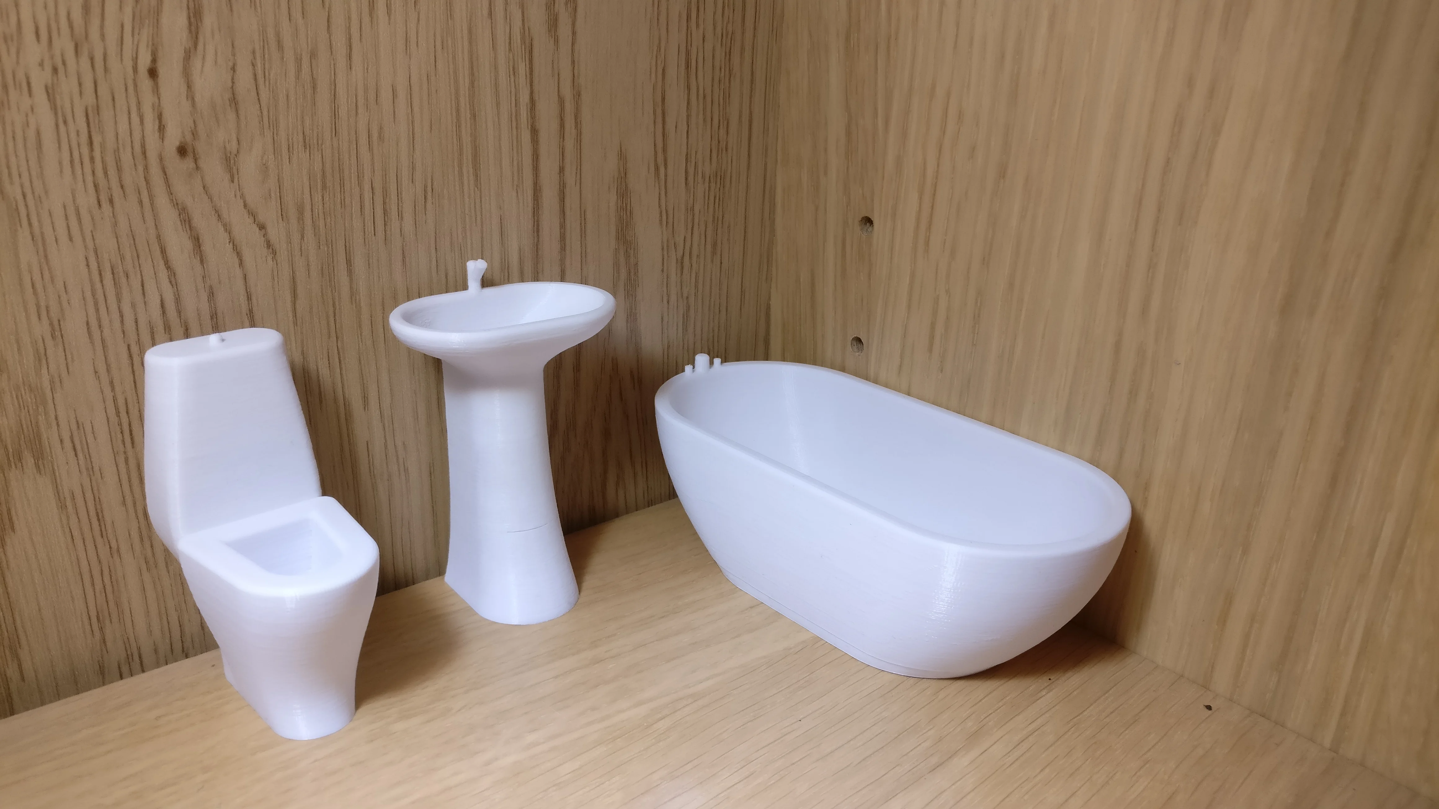 Dollhouse Bathroom Set 1:12