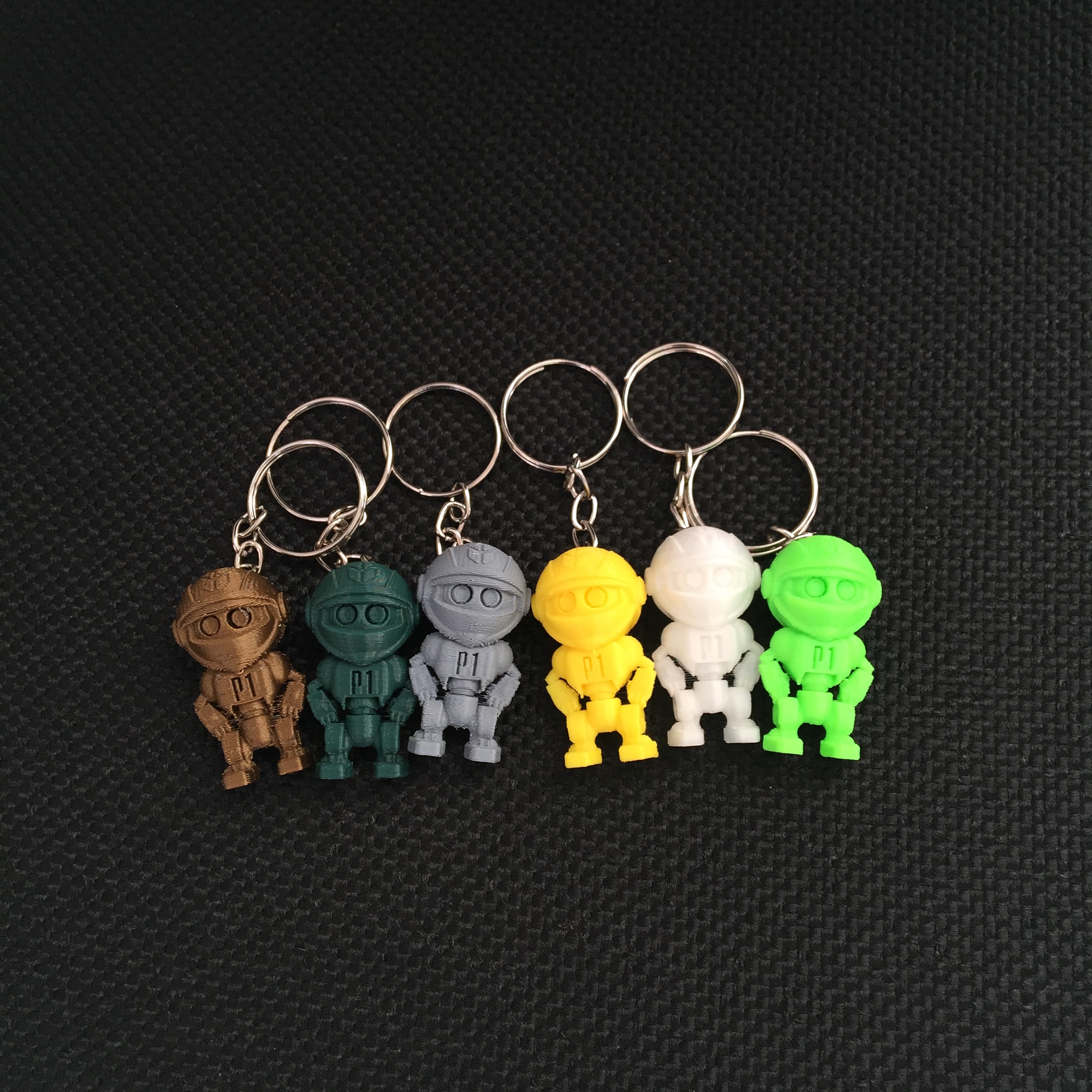 P1 Golden Boy Keychain