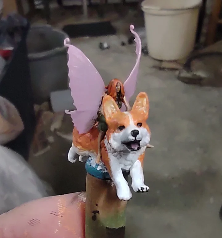Fairy Riding Corgi