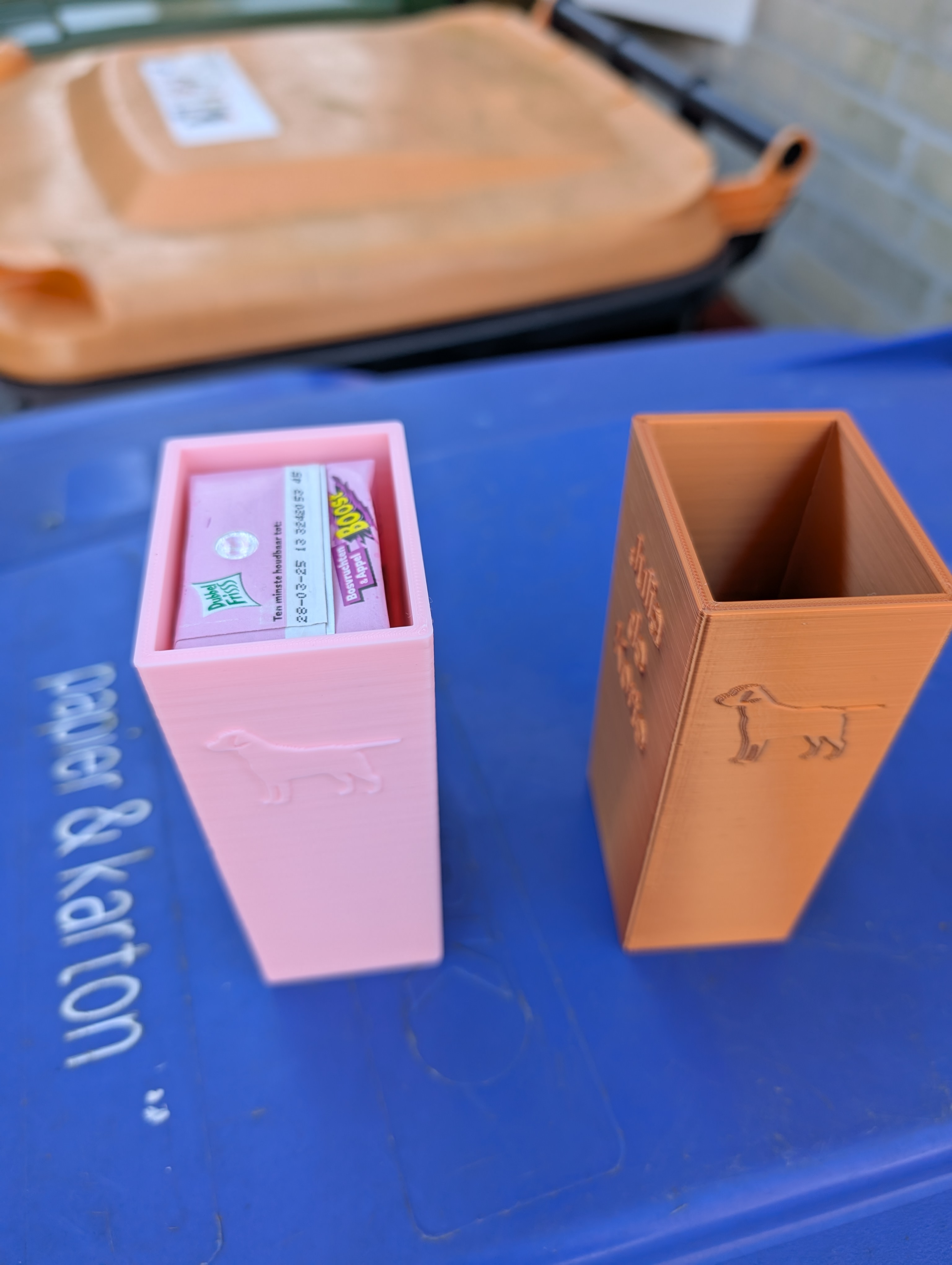 Holder for a small drink carton