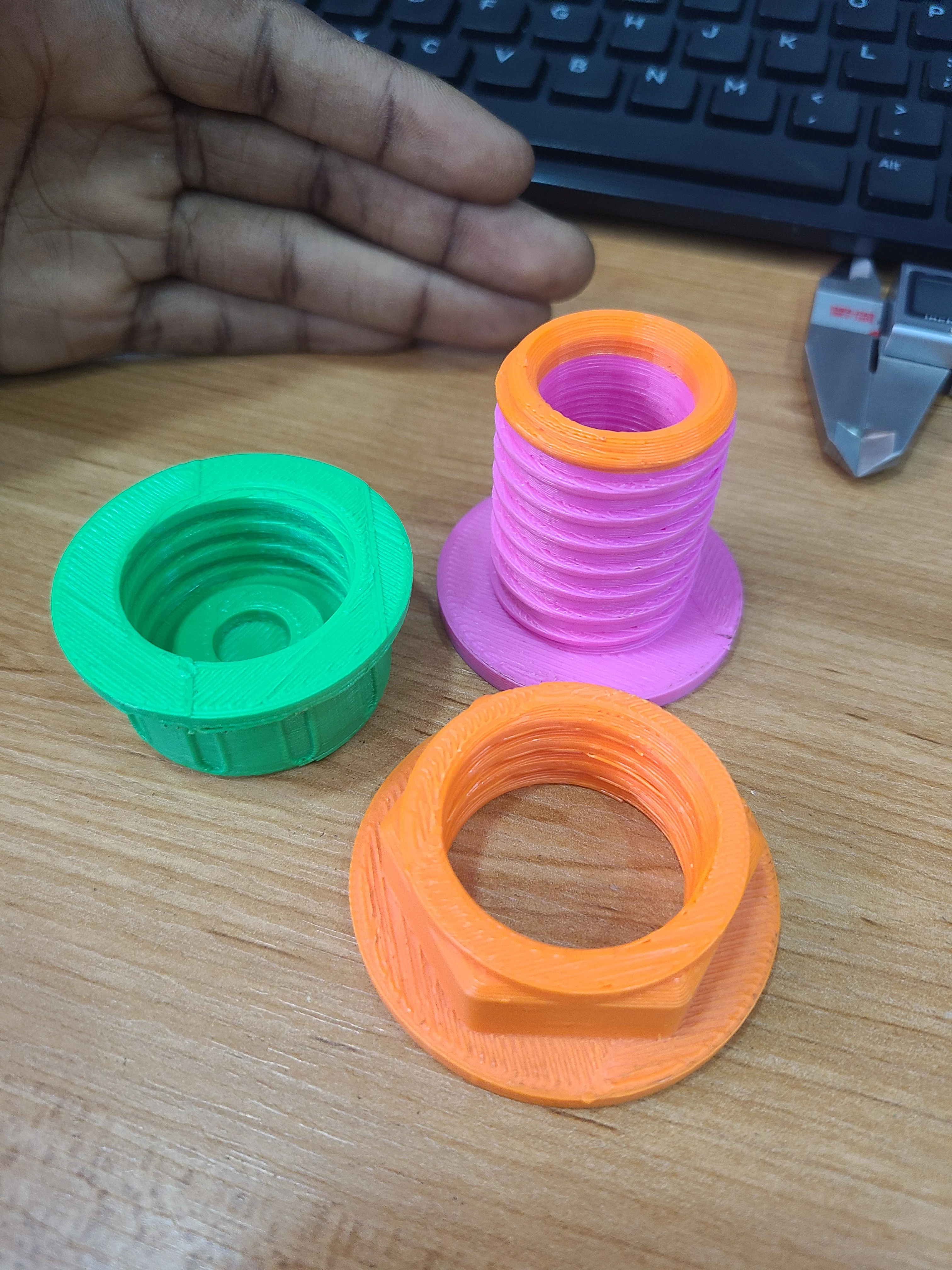 Threaded bulkhead fitting