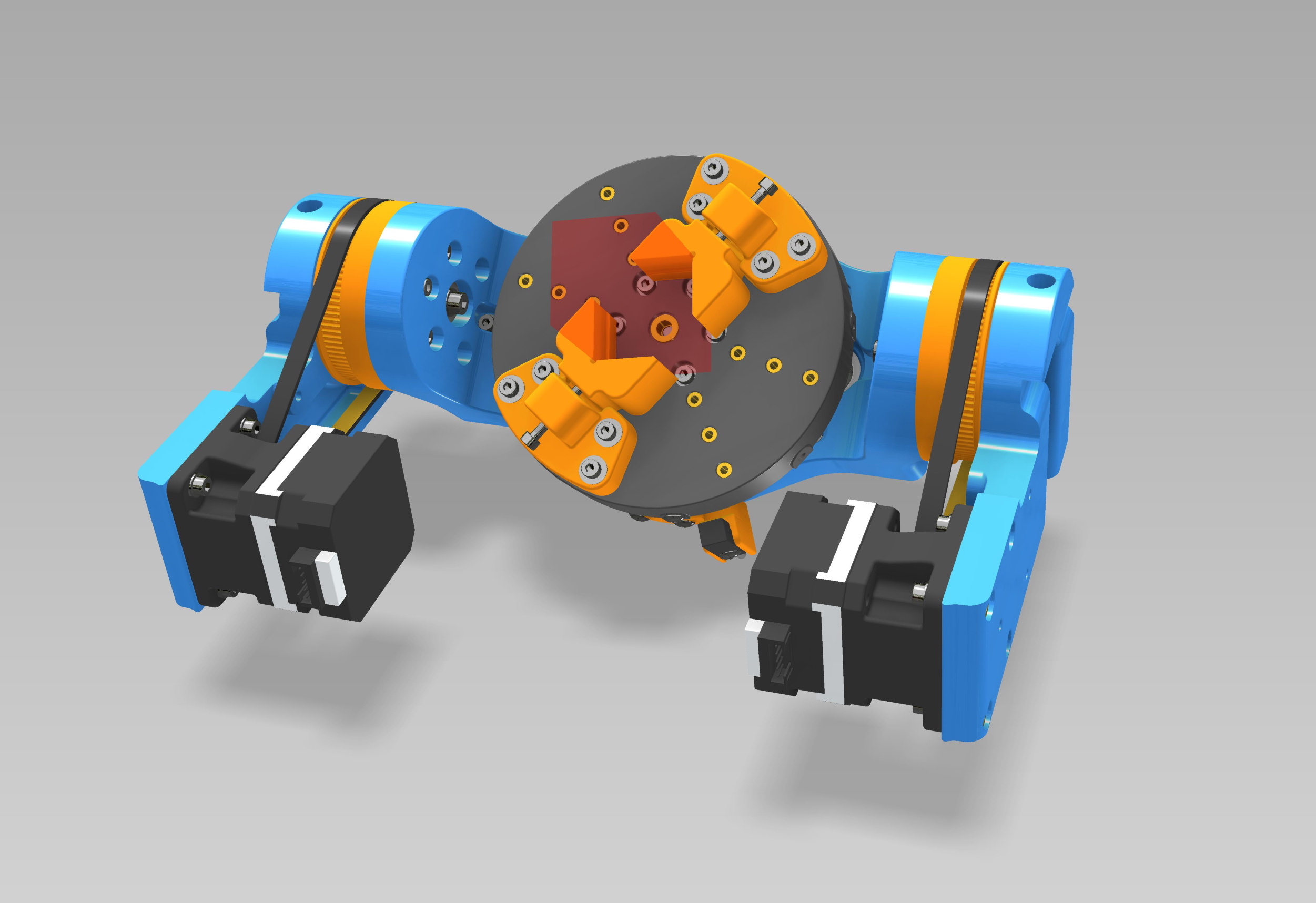 5-Achs Fräsmodul für die TinyCNC orange