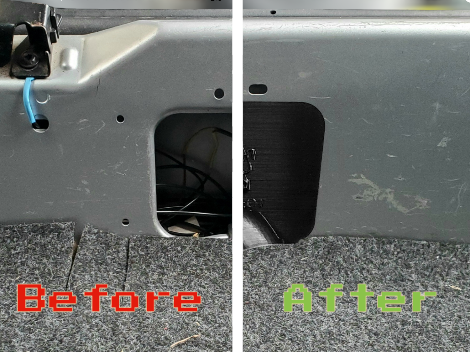Peugeot 206 Trunk Cover