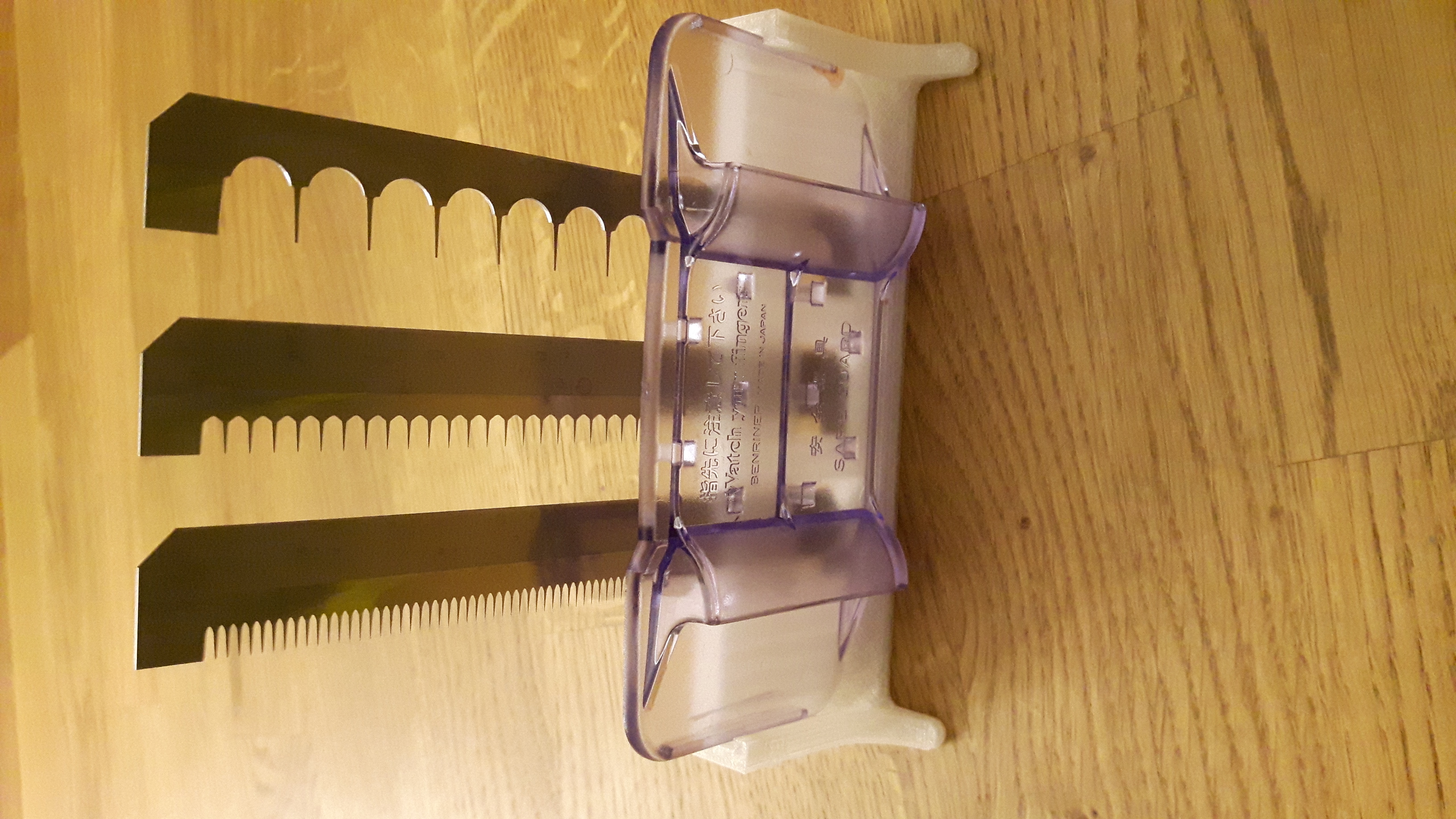 Benriner superslicer guard and knife holder