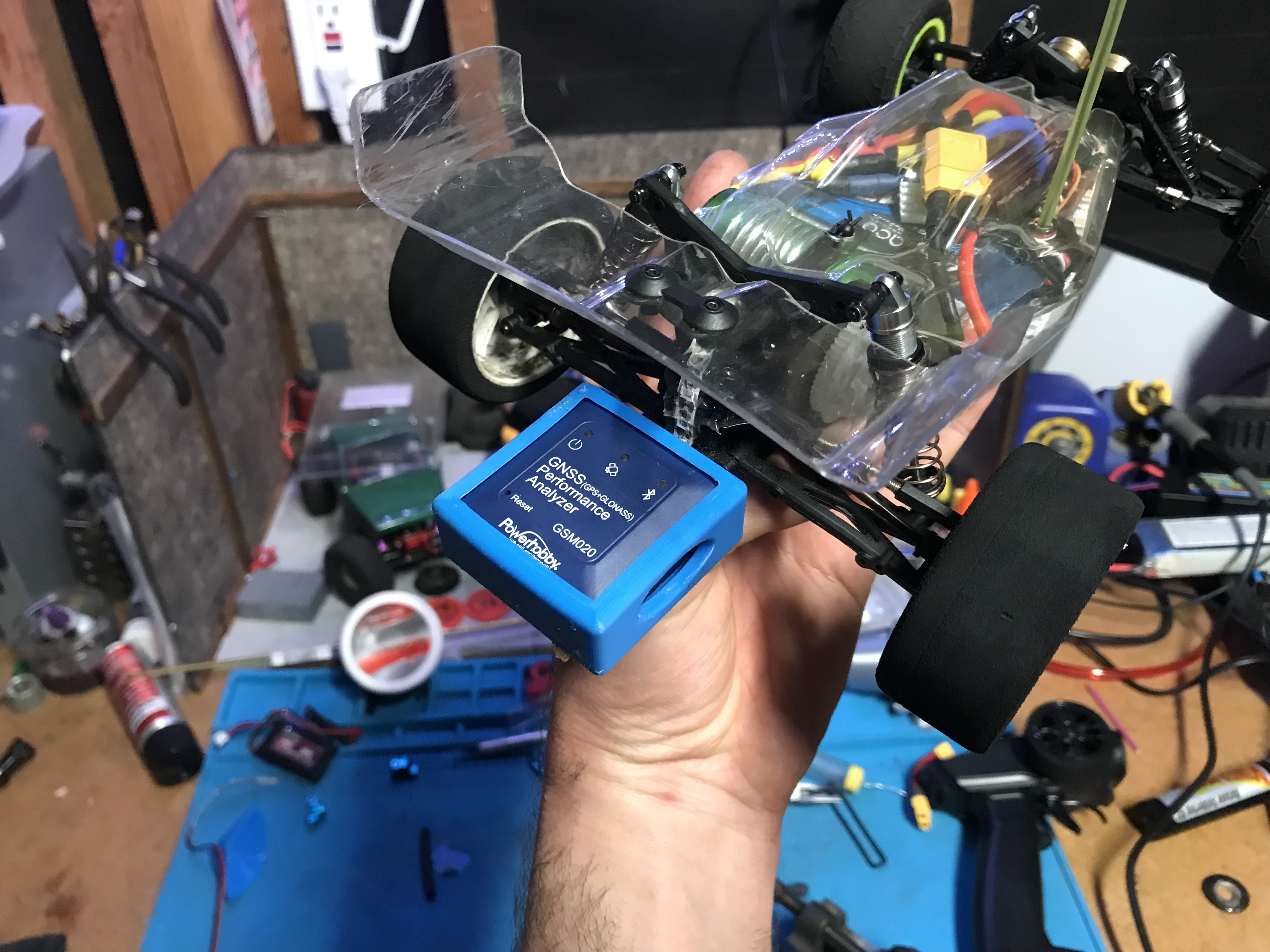GNSS GPS mount for Losi Mini B/Mini T 2.0