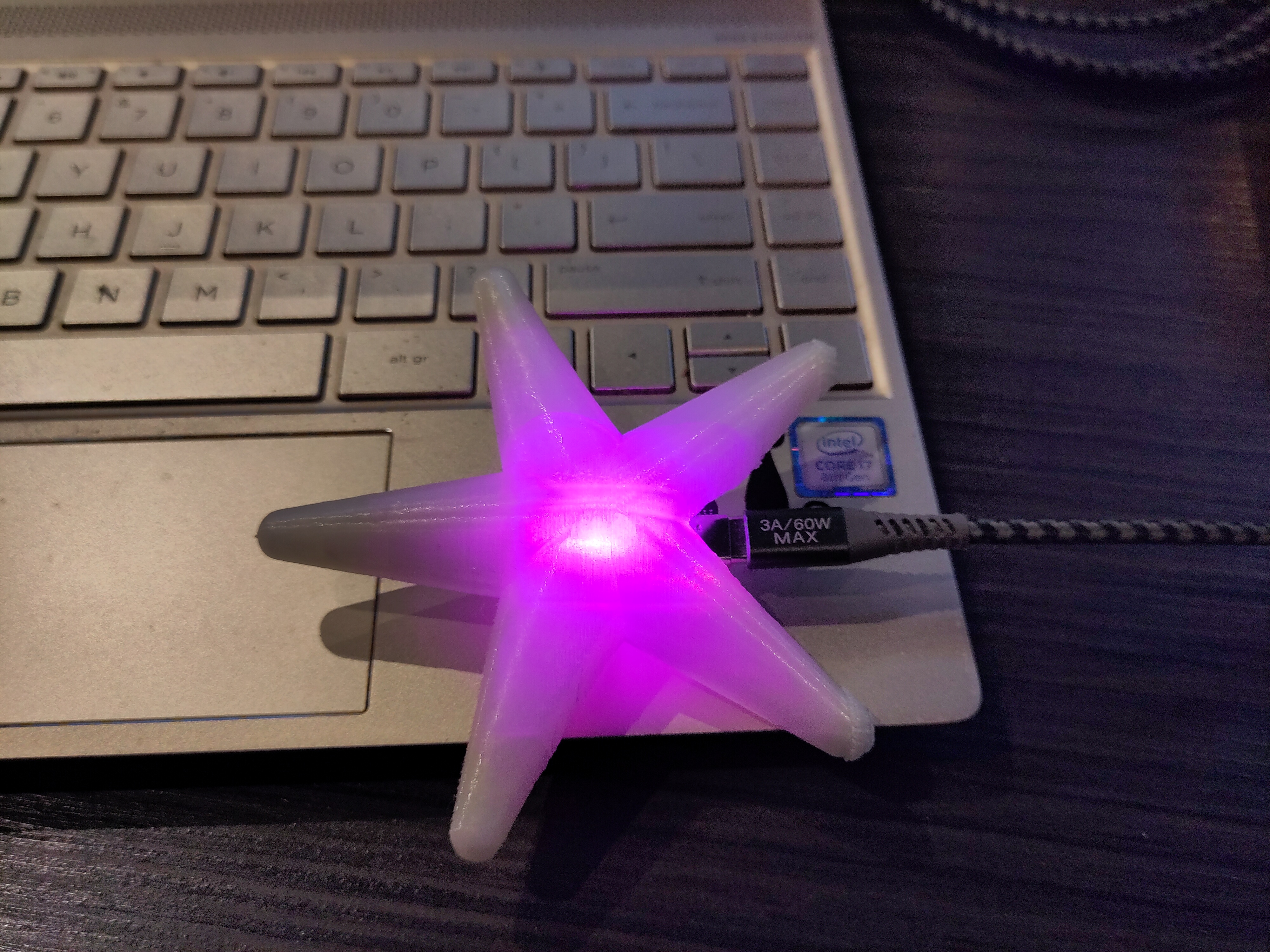 XAIO RP2040 twinkling christmas star