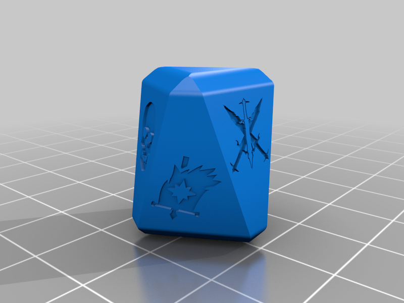 Custom Dice for games like Bloodfields - (Attack & Defence)