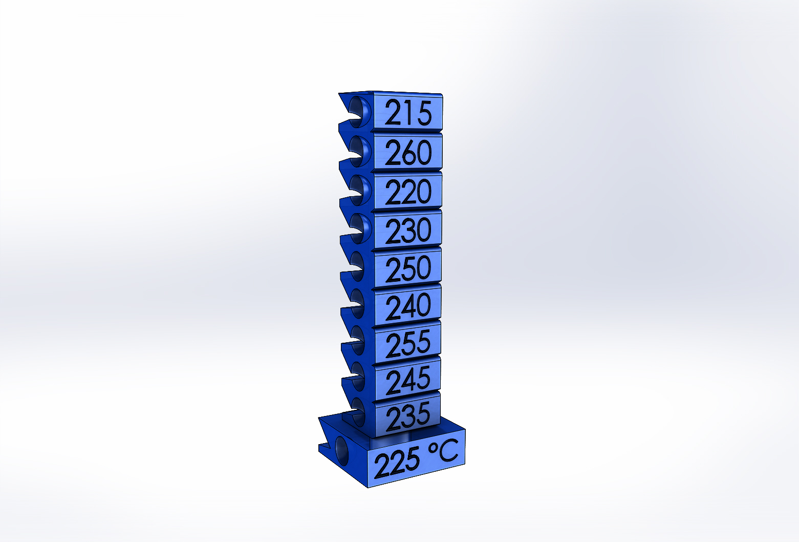 Tour test_V2_ PET-G / ABS / ASA_215-260°C