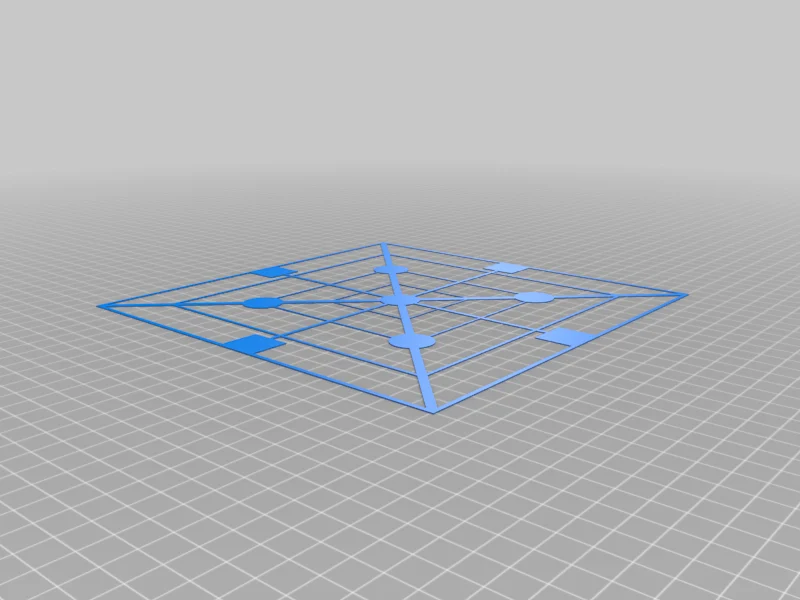 Ender 3 V2 Bed Level Grid 200x200