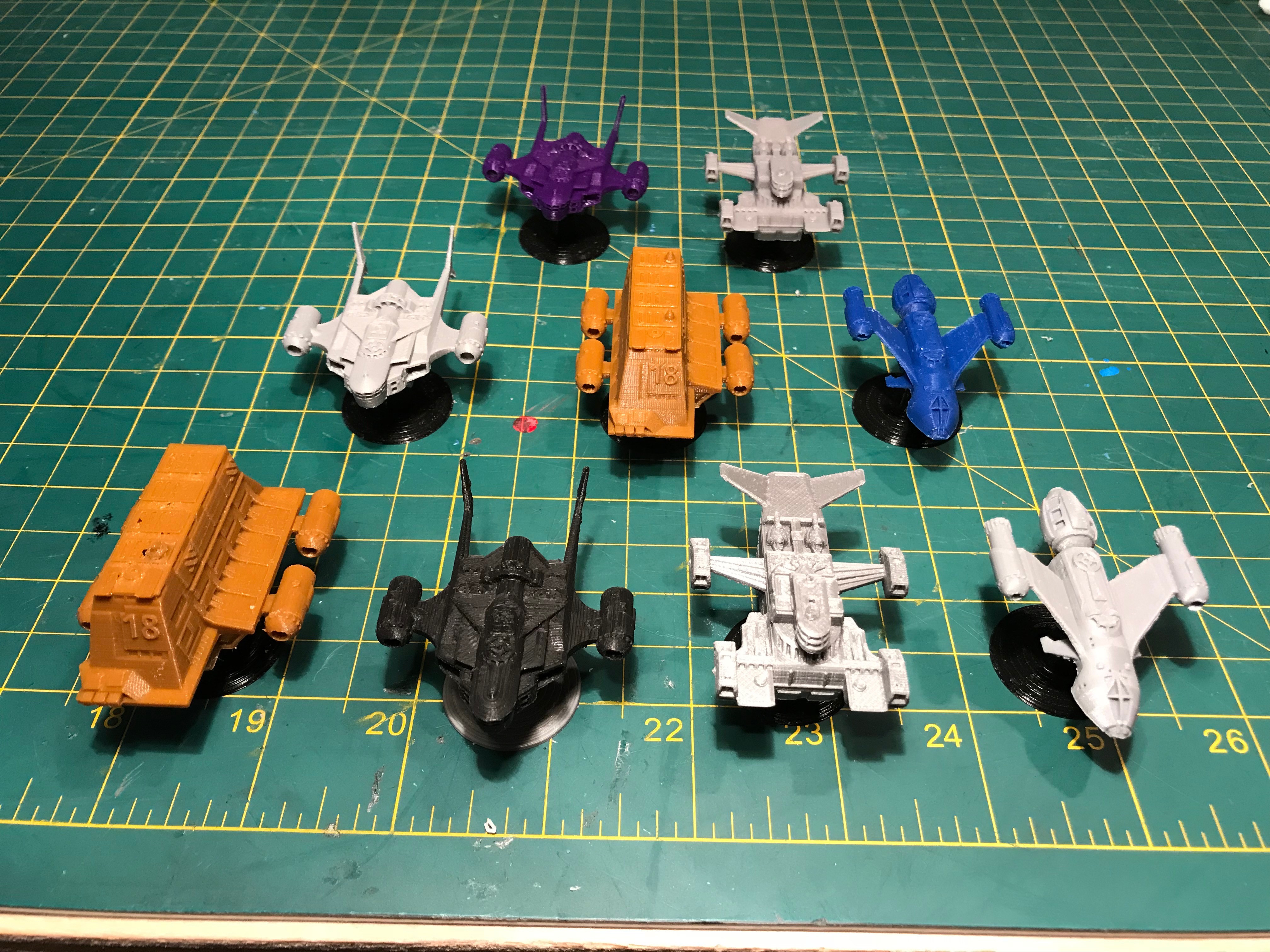 Firefly Board game Ships (extras)