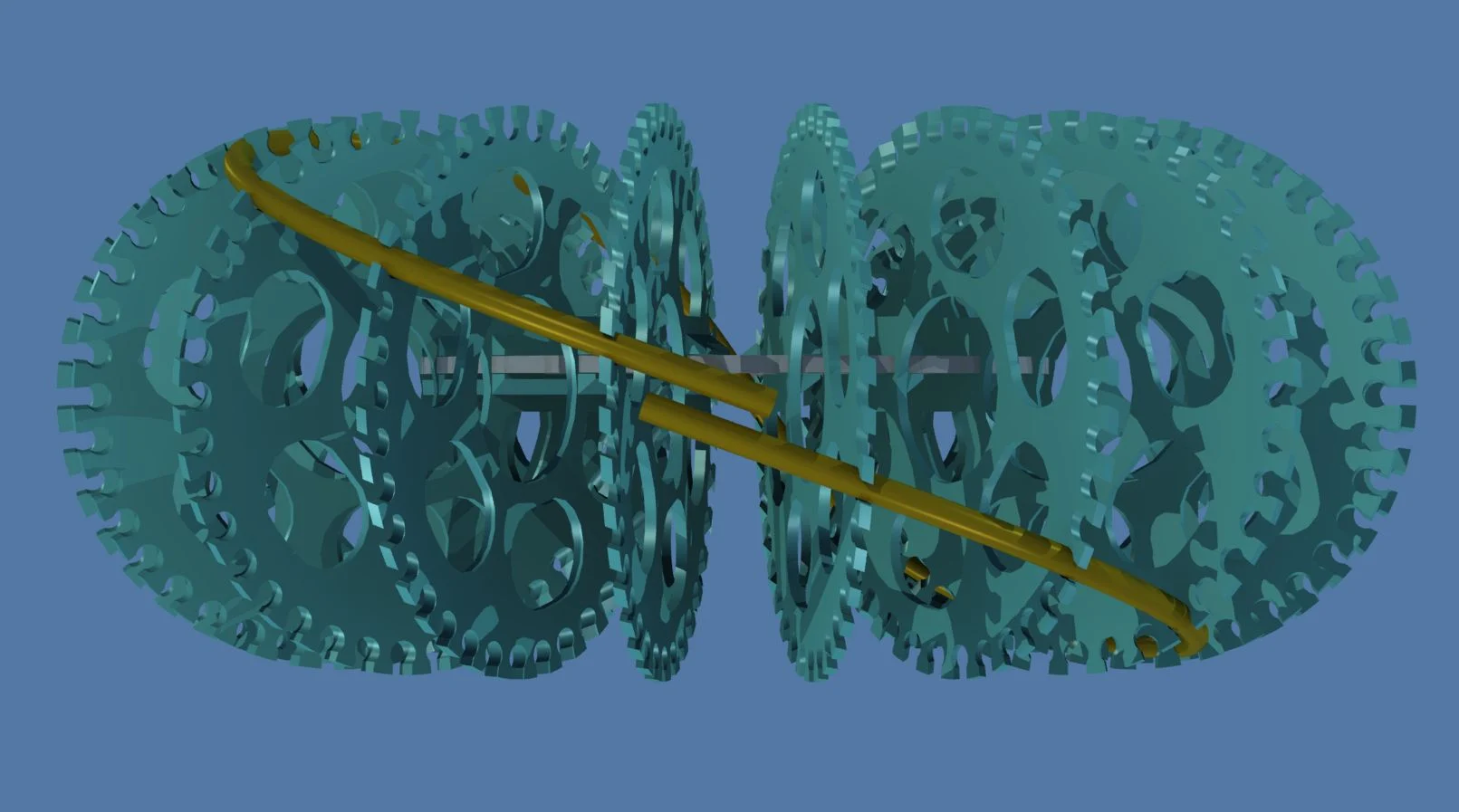 ABHA Rodin Coil Frame (Phi proportions, 36x36 pattern)