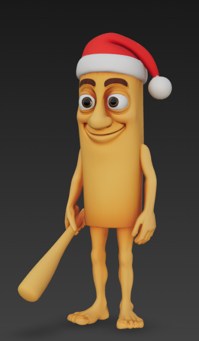 Italian brainrot tung tung sahur Santa version