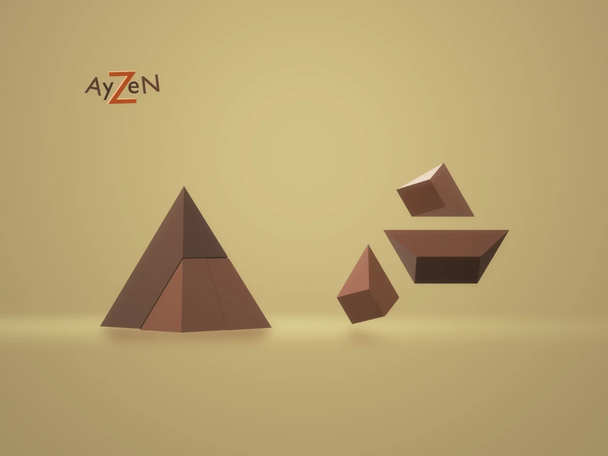 Brain teaser KHEOPS the Pyramid / Casse tête KHÉOPS La Pyramide