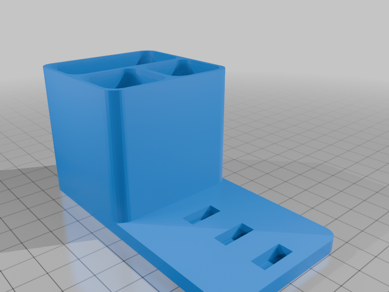 Desk organizer with positions for pendrives