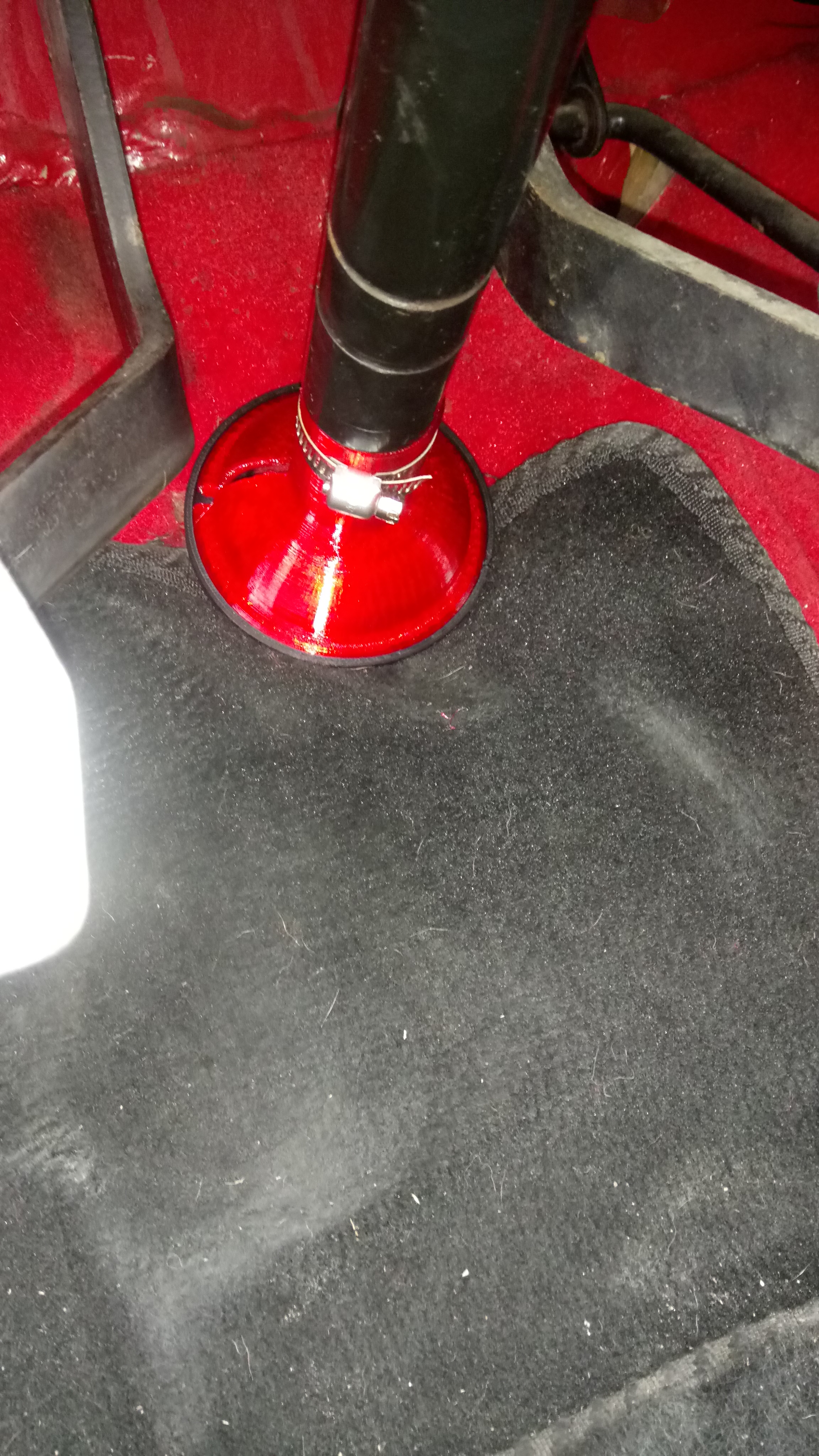 Austin mini steering column lower cover