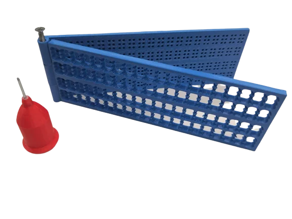 20 cell 6-dot braille slate & stylus