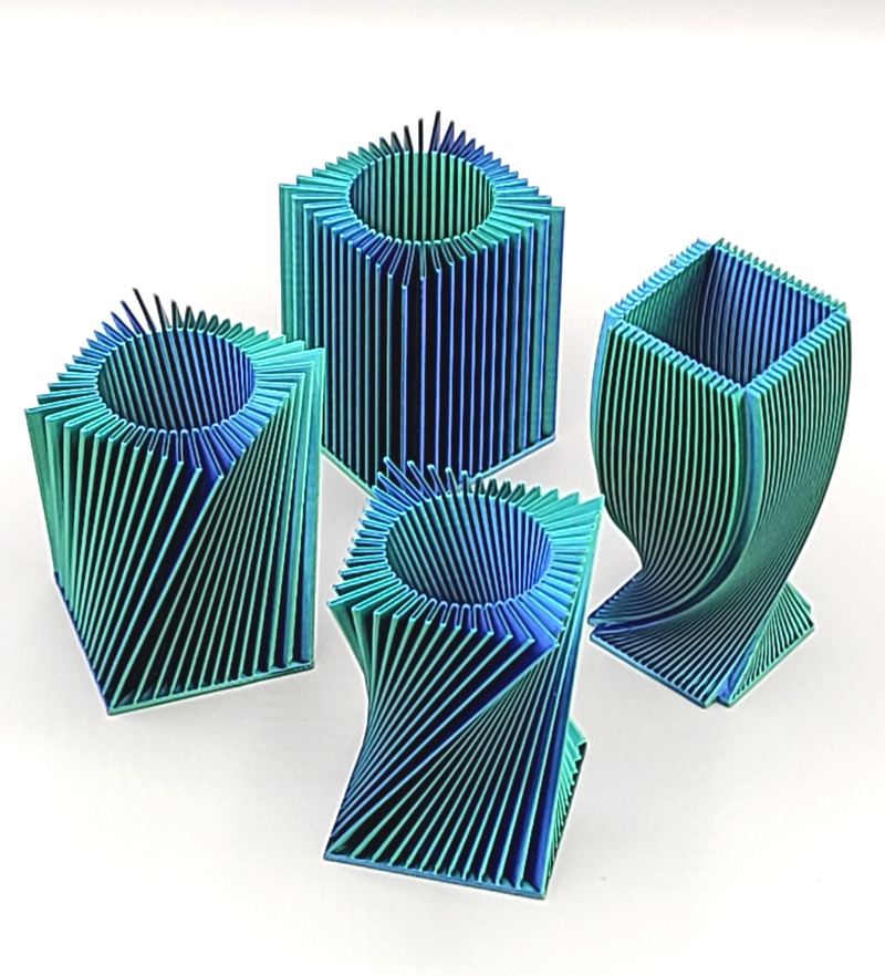 Vases, Finned Single Wall Flexible