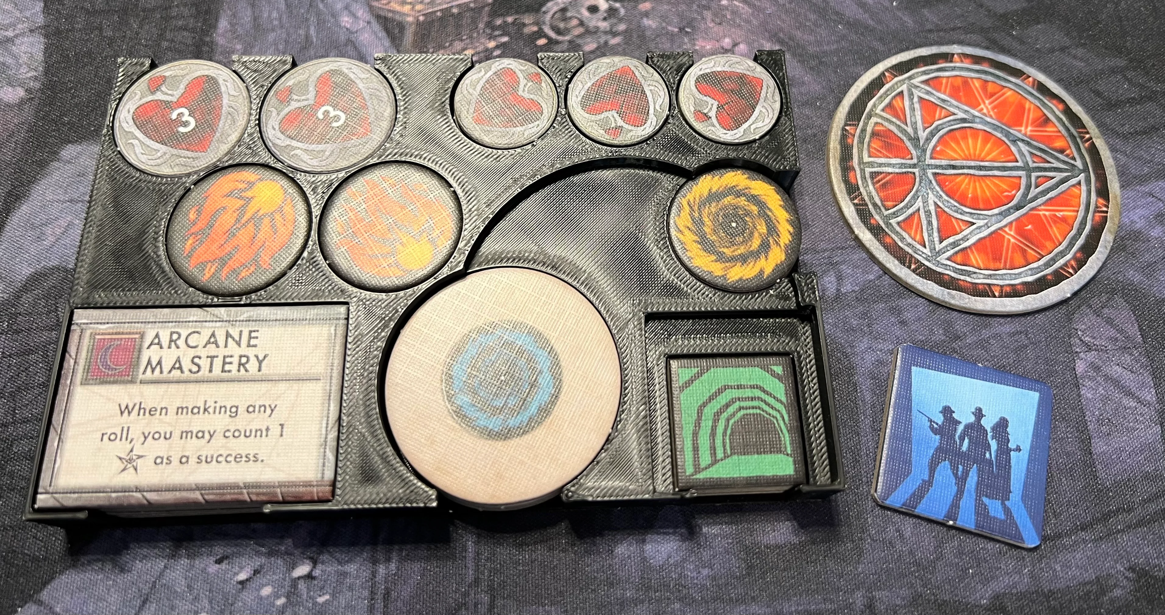 Cthulhu Death May Die Fear the Unknown Token Organizer