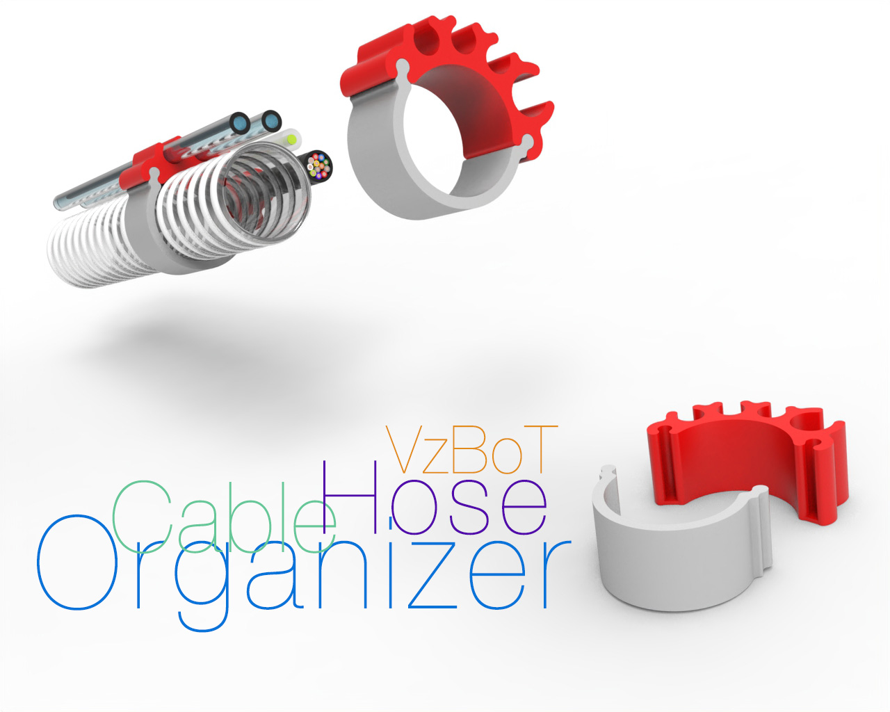 Cable/Hose Organizer for VzBoT