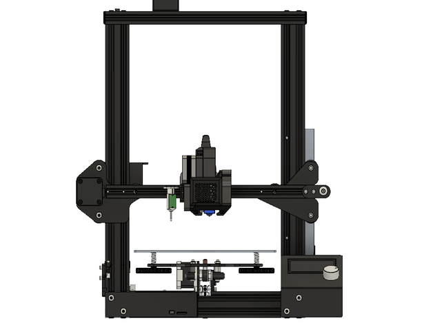 Ender 3 CR10 Direct Drive / Extruder with BMG and E3D V6 without Bowden