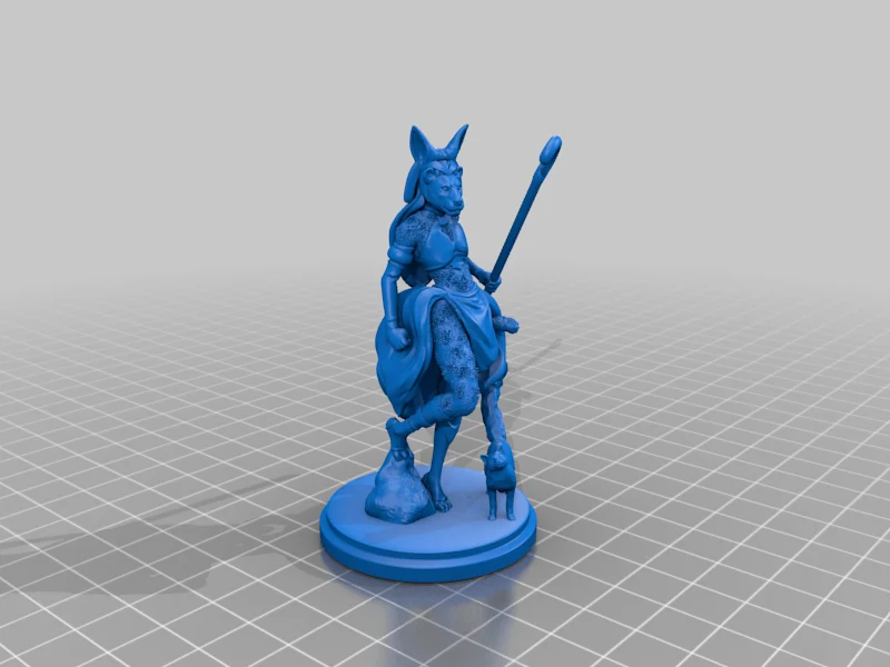 Female Tabaxi Cleric (Lion and Cat head variants)