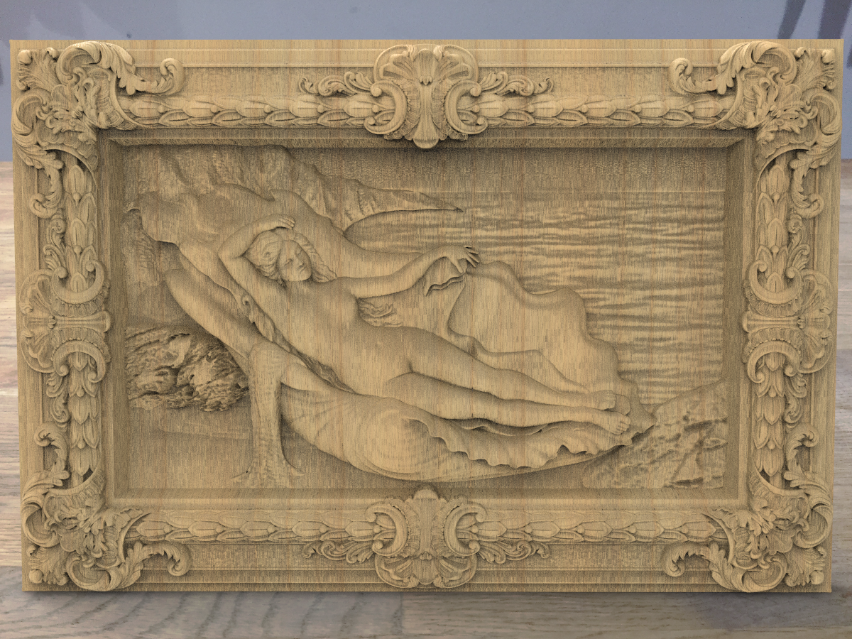 Victorian girl for CNC