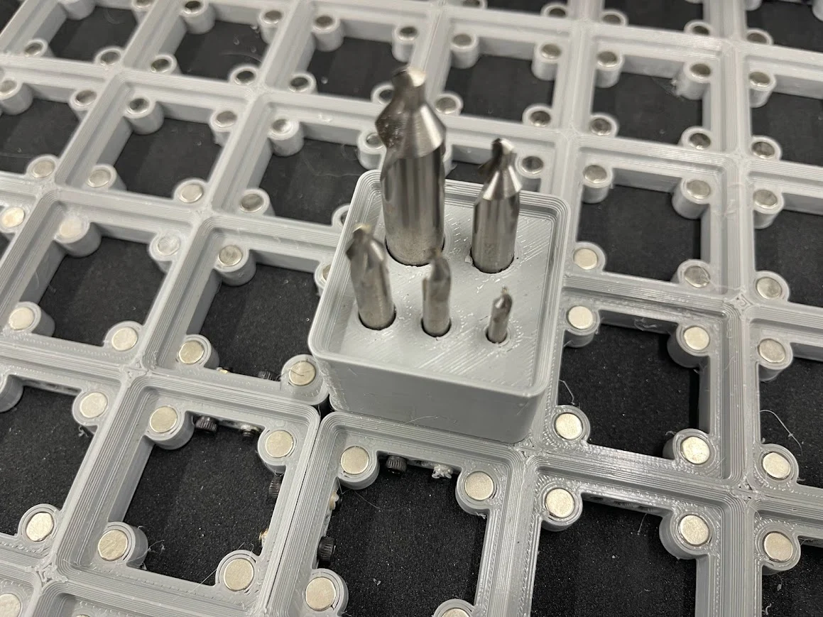 Gridfinity Center Drill holder