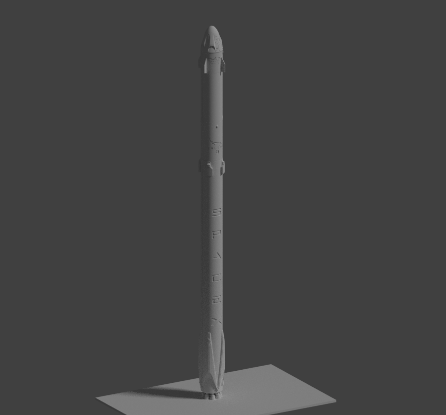falcon 9 + dragon capsule