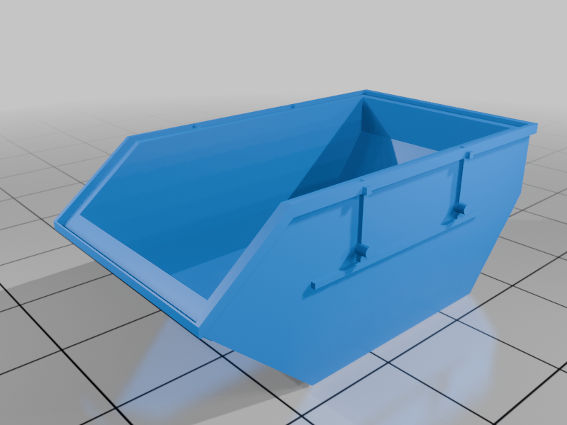 Waste Container H0 Scale