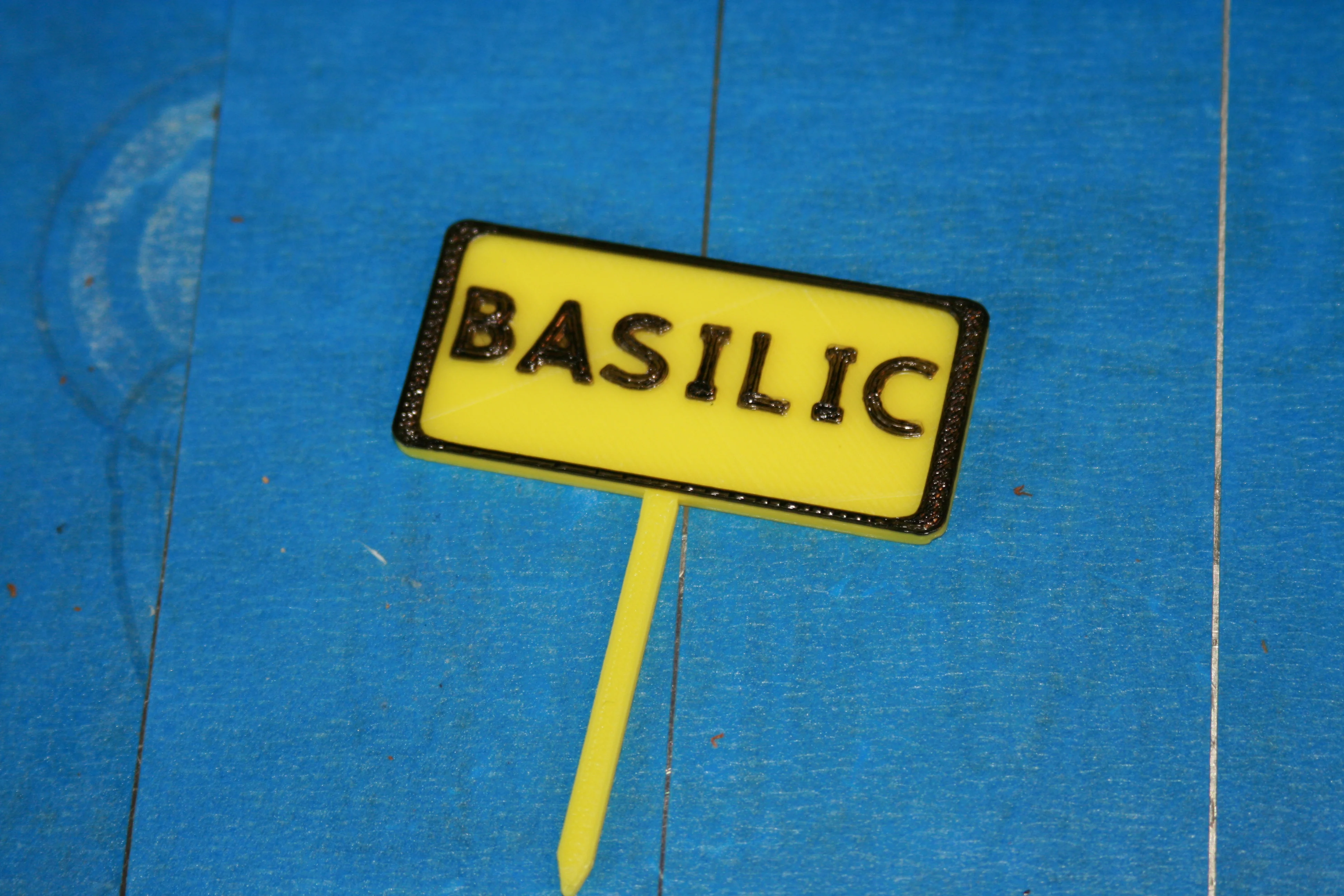 Panneau potager Basilic