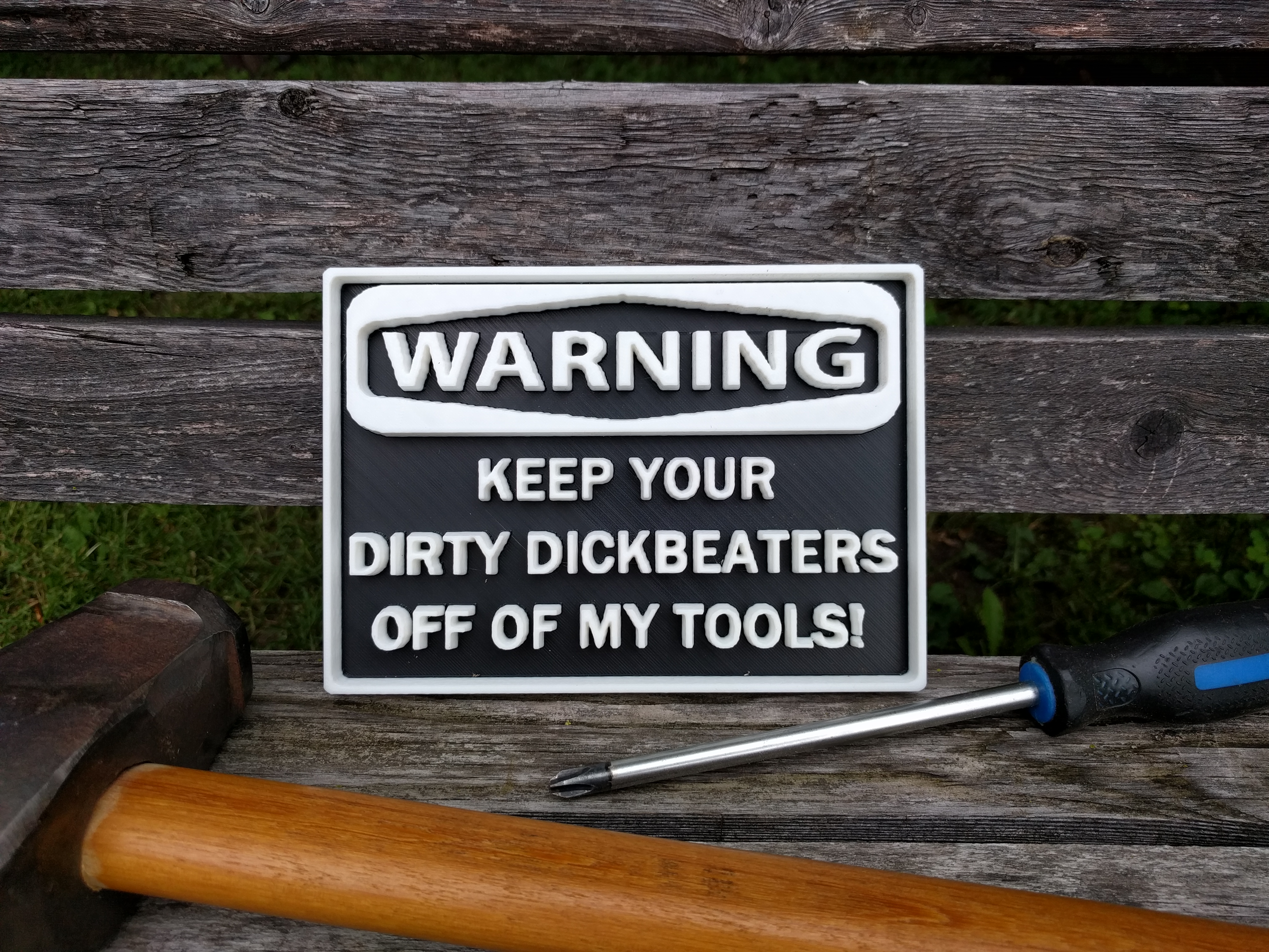 Workshop Sign for Tool Etiquette