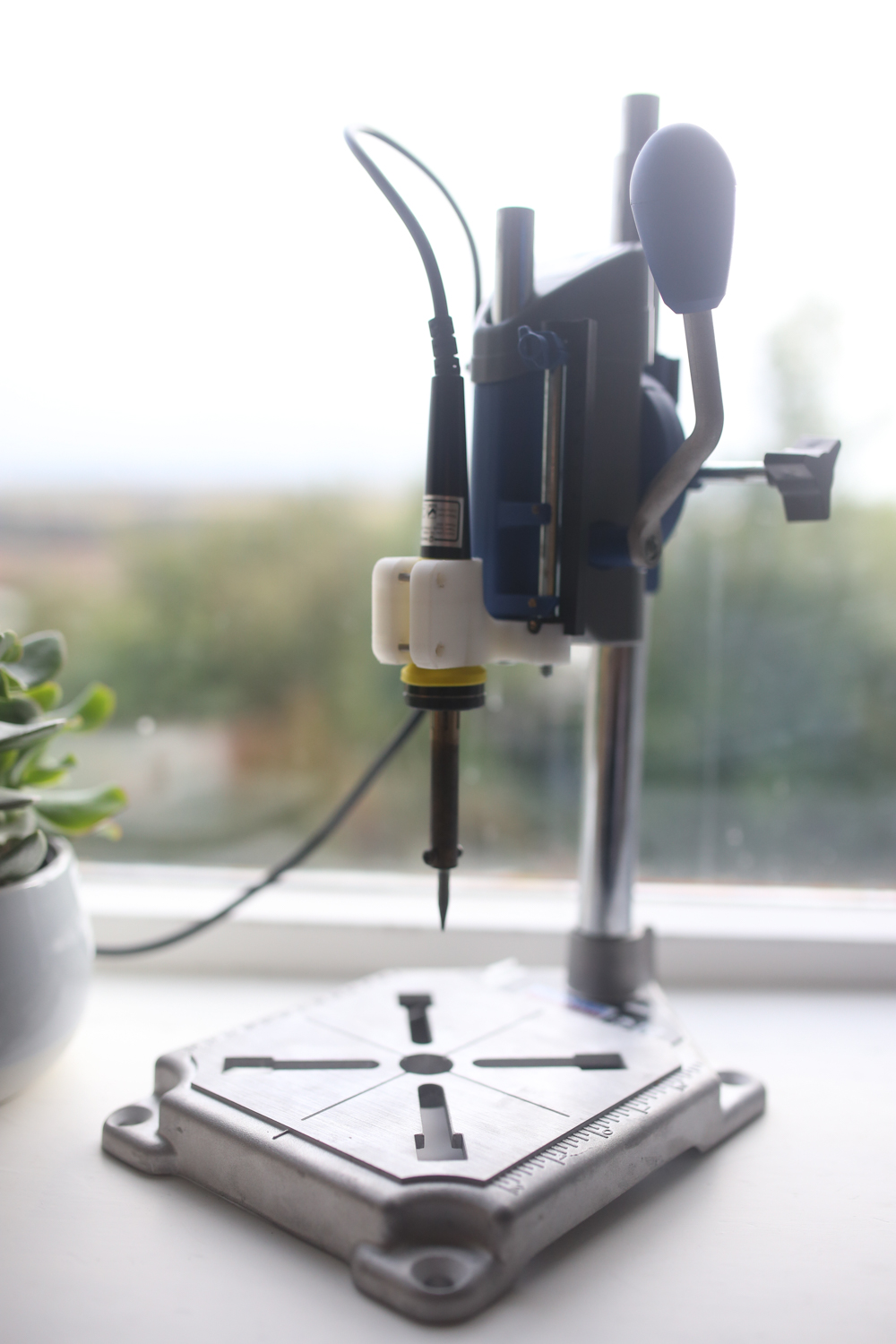Dremel Drill Press Soldering Iron Adapter