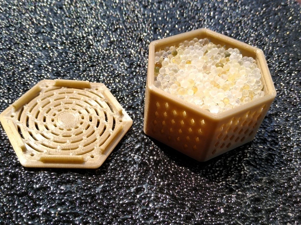 Hexagonal Desicant box