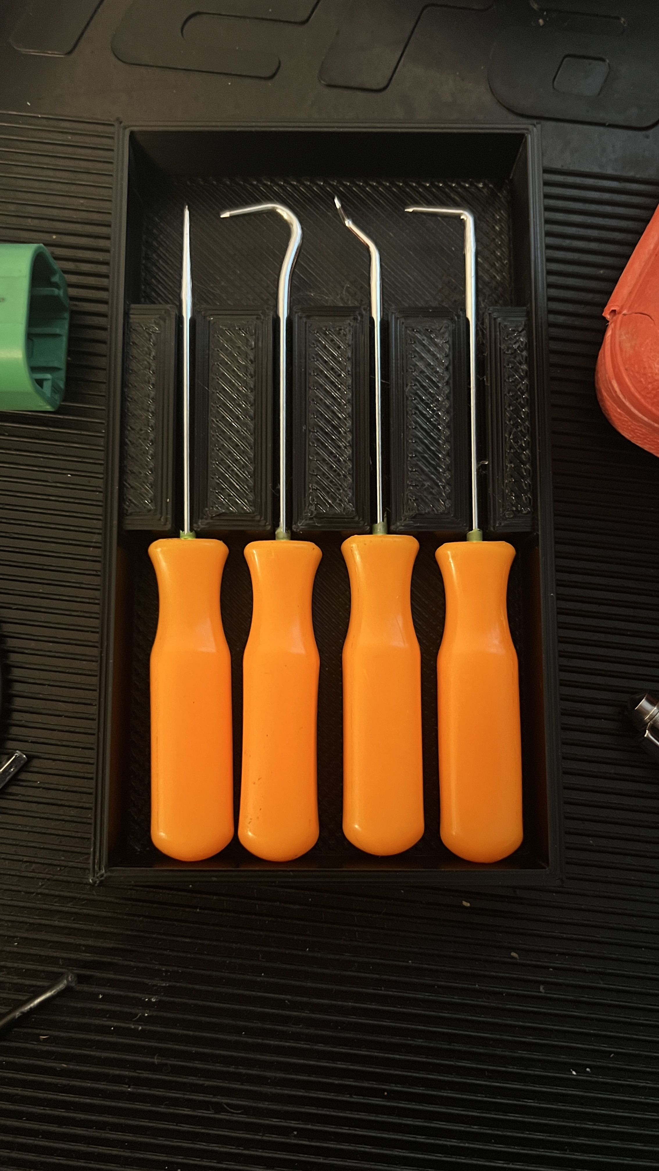 Harbor Freight Mini Pick and Hook Set tray