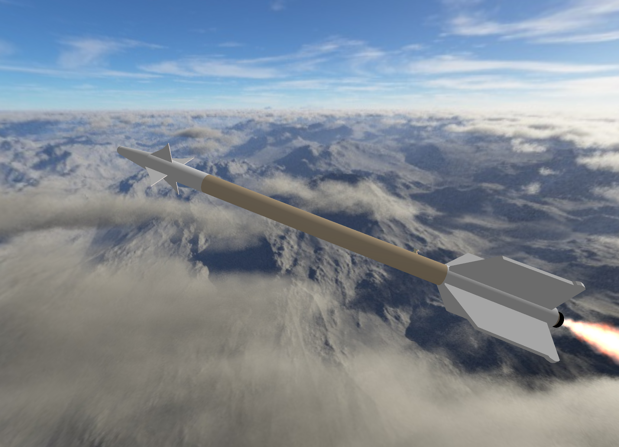 1/3 Scale Flyable AIM-9 Sidewinder Missile