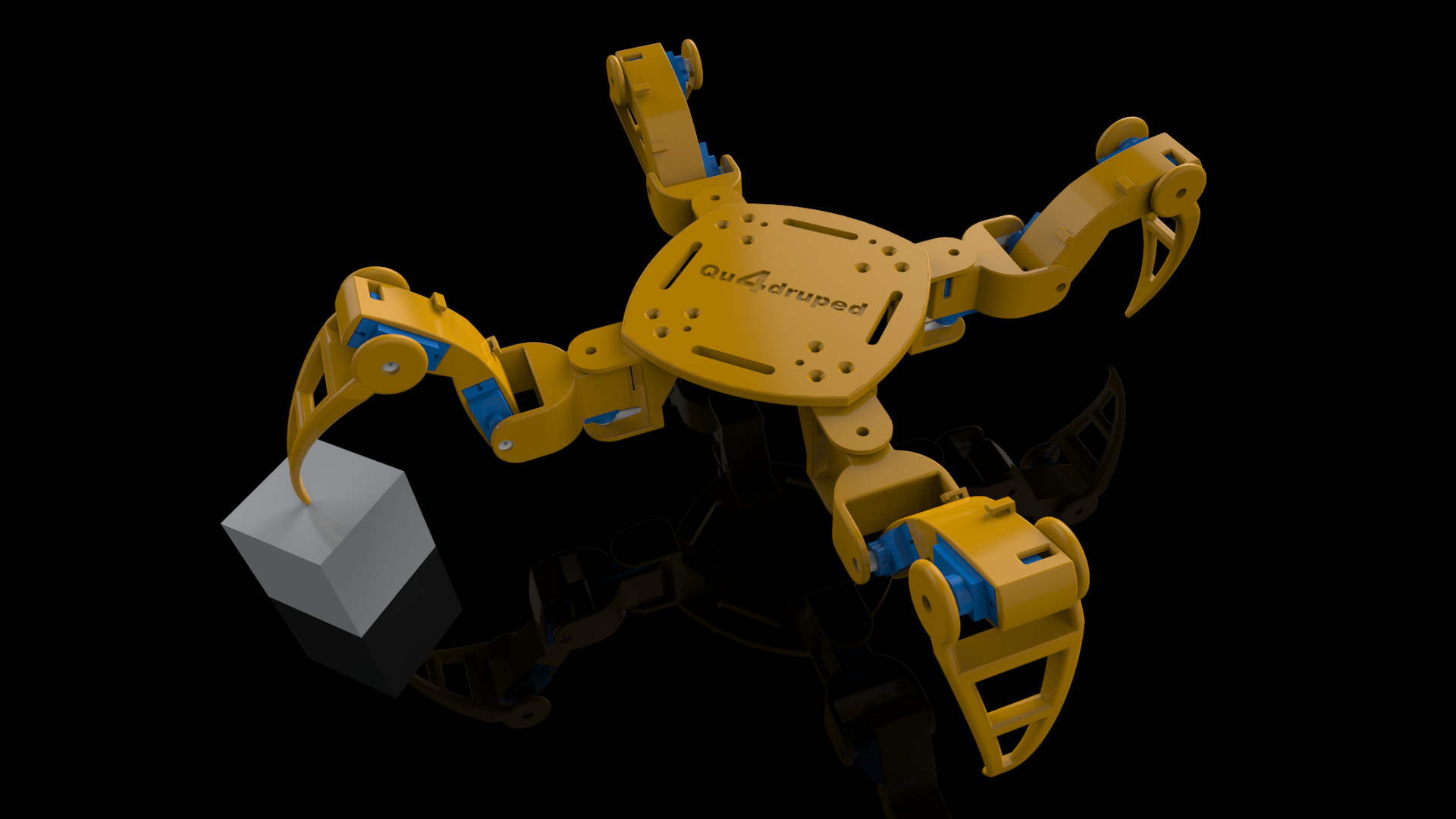 Qu4druped quadpod