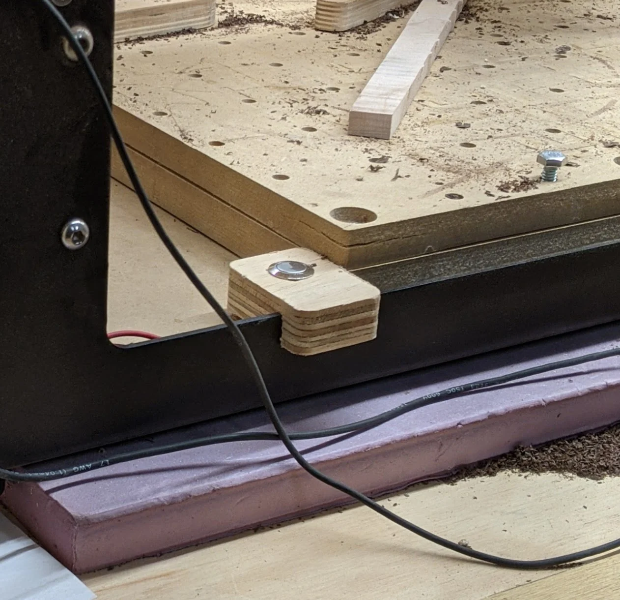 Shapeoko Wooden Probe Holder and Bit setter
