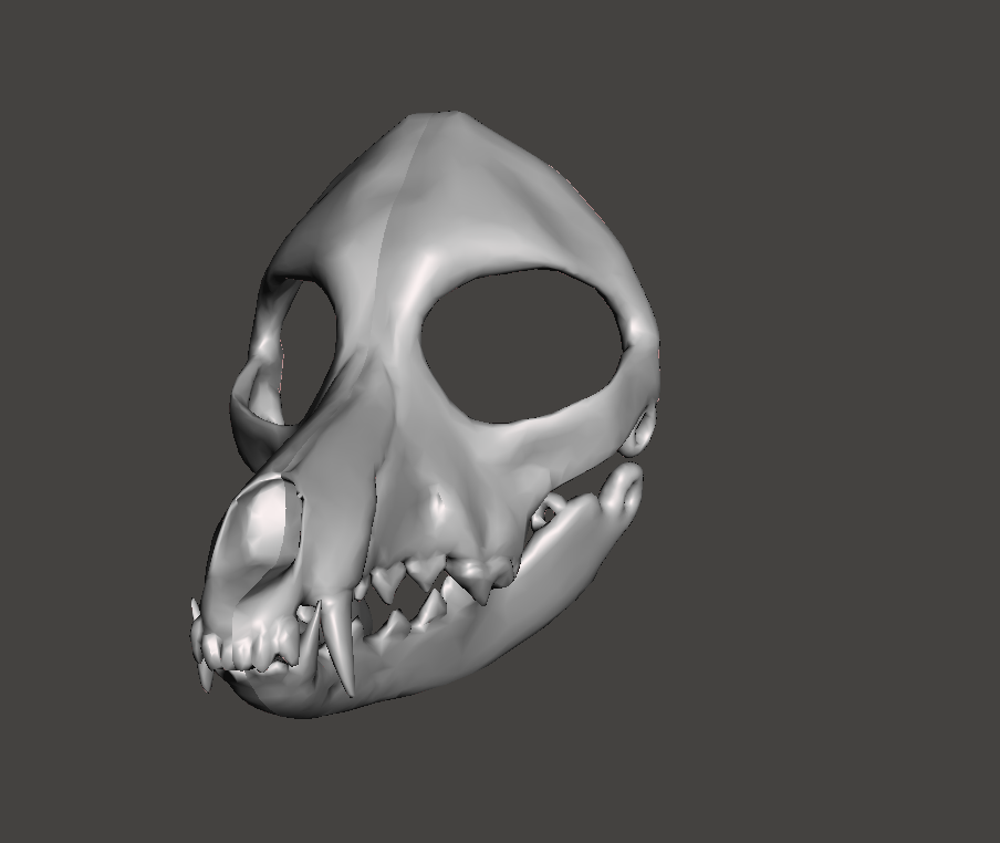 REMIXED skulldog fursuit base (low poly)